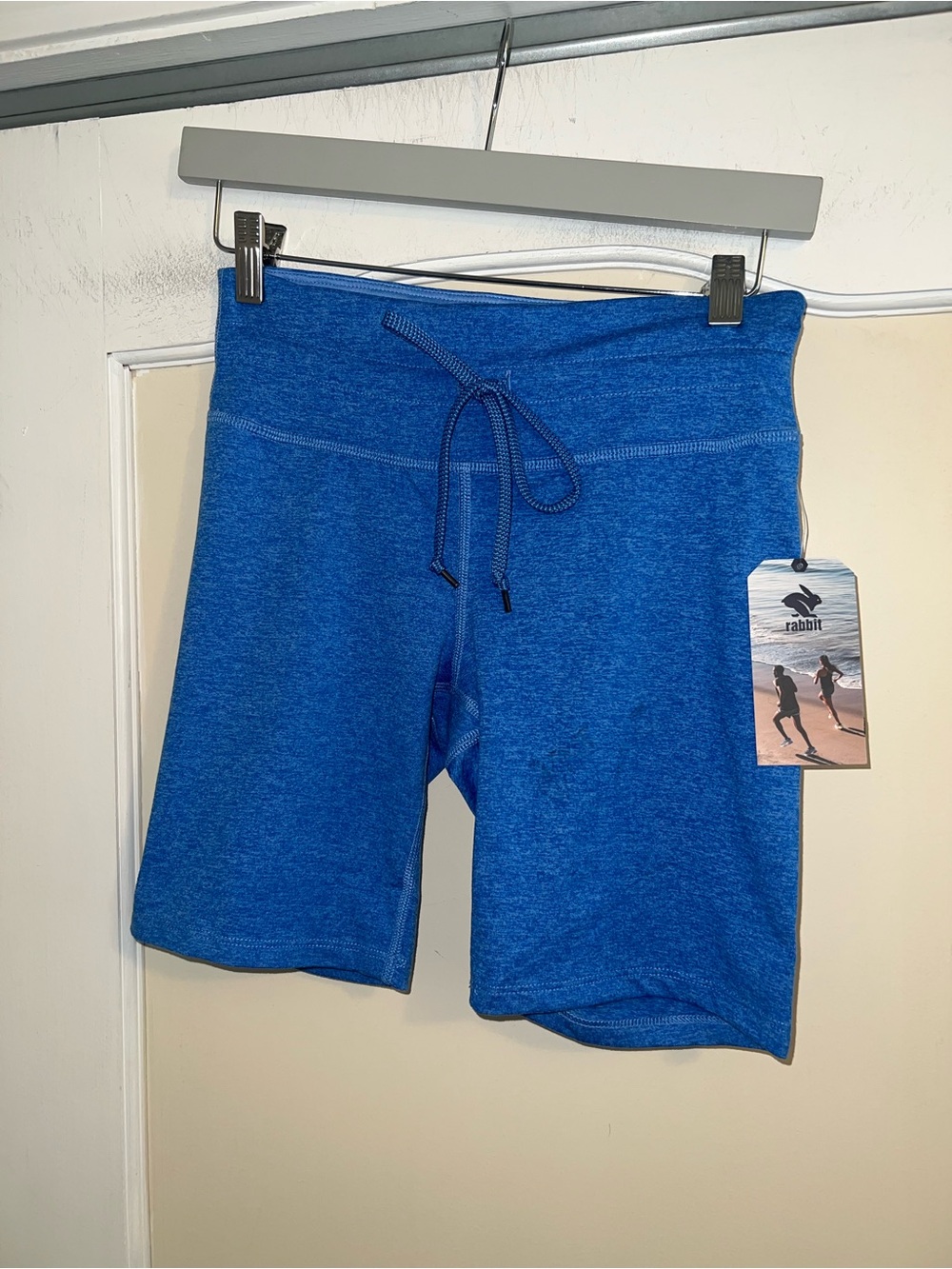 NWT Rabbit EZ Short Tight in 7 inch Marina Blue